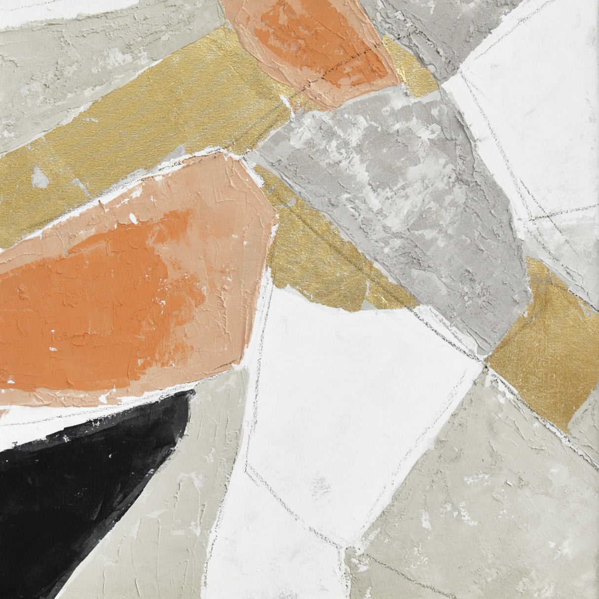 Palette Pastel Patchwork 1 Hand Painted Framed Diptych by Home Trends & Design at Eve Furniture