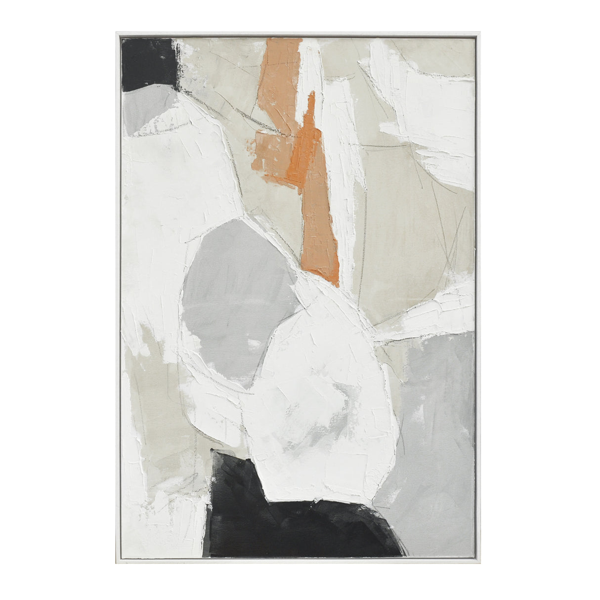 Palette Pastel Patchwork 2 Hand Painted Framed Diptych by Home Trends & Design at Eve Furniture