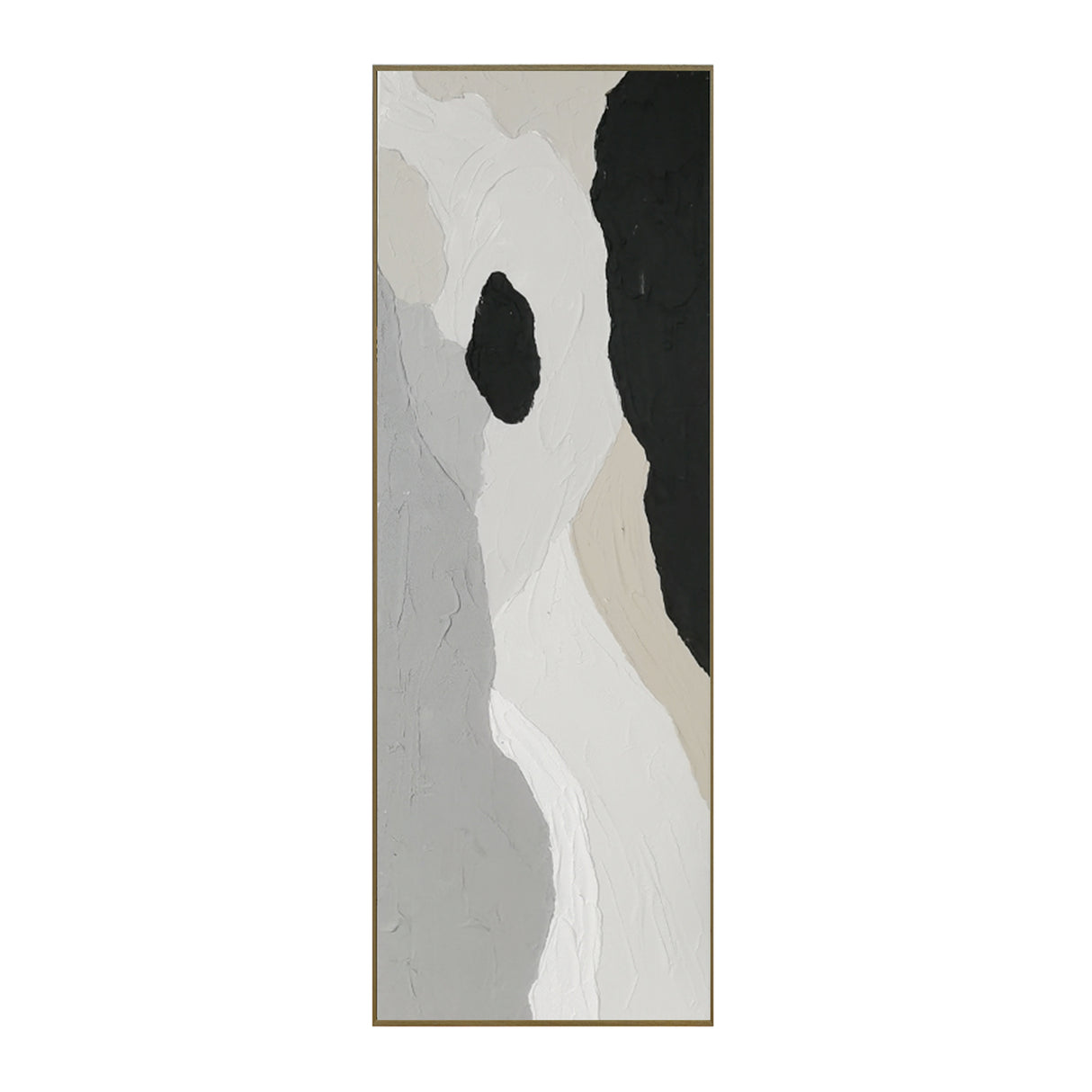 Palette Ripped Reflections Hand Painted Framed Triptych by Home Trends & Design at Eve Furniture