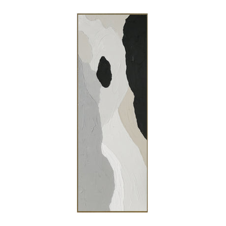Palette Ripped Reflections Hand Painted Framed Triptych by Home Trends & Design at Eve Furniture