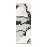 Palette Serenity Hand Painted Framed Triptych by Home Trends & Design at Eve Furniture