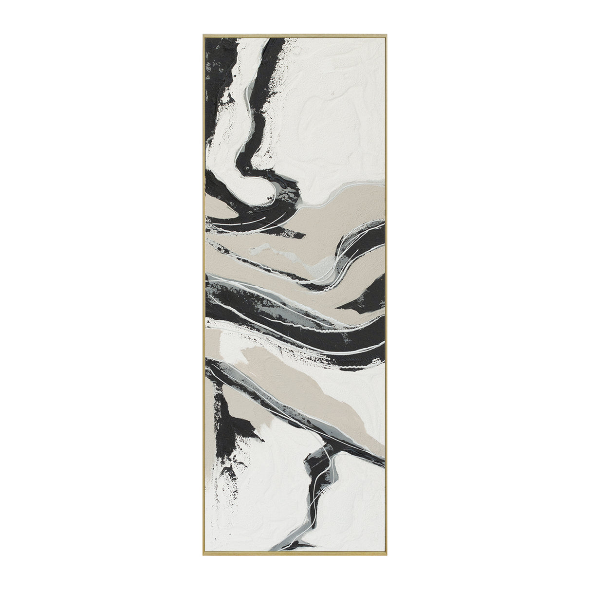 Palette Serenity Hand Painted Framed Triptych by Home Trends & Design at Eve Furniture