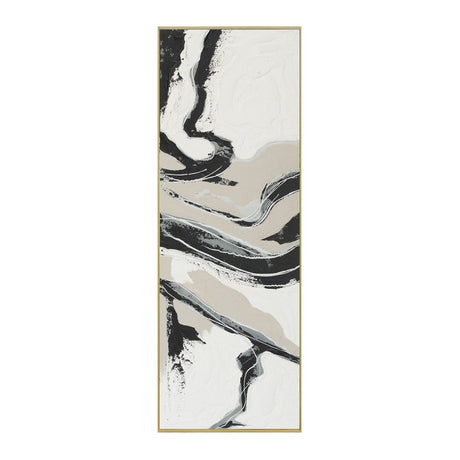 Palette Serenity Hand Painted Framed Triptych by Home Trends & Design at Eve Furniture