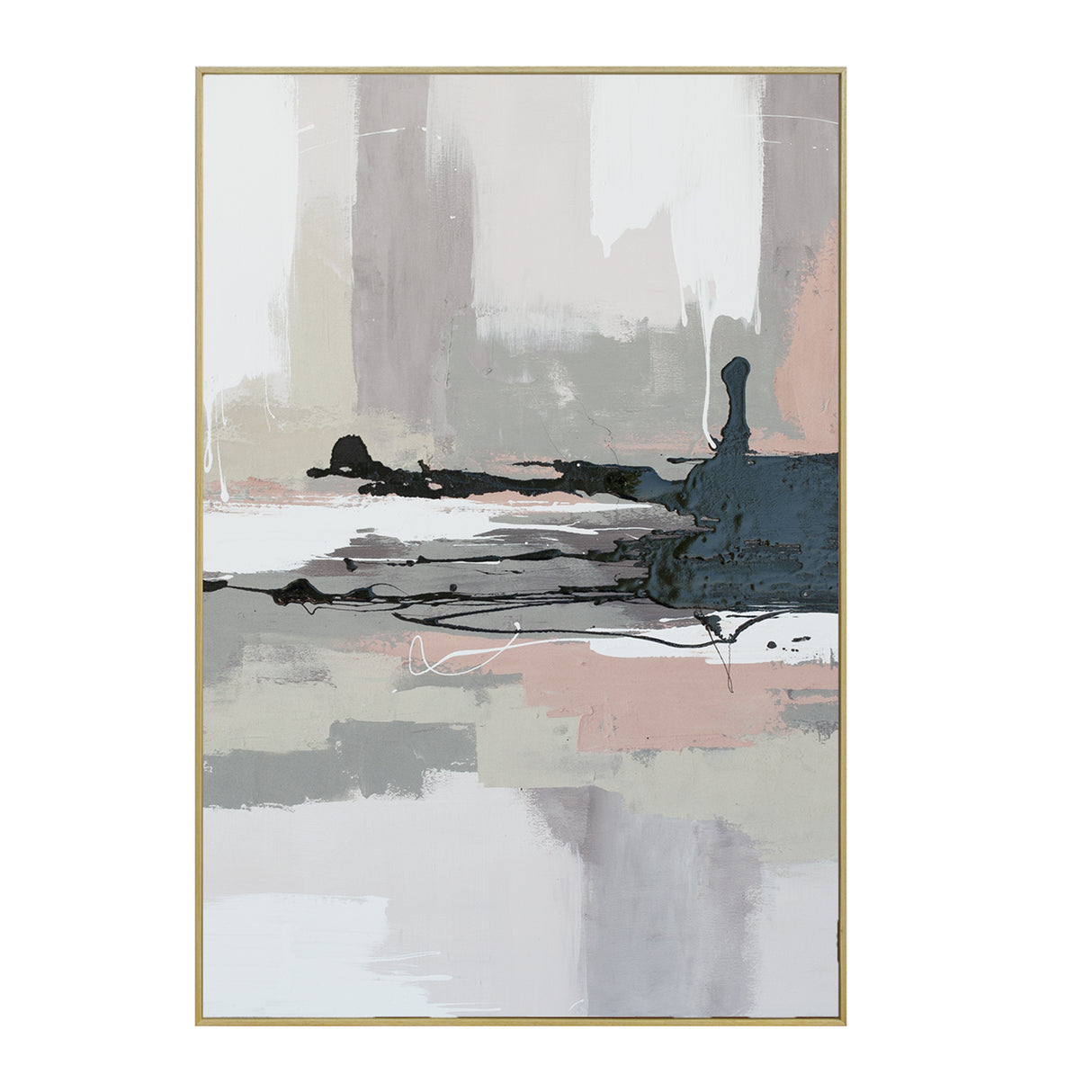 Palette Vistas Unknown Hand Painted Framed Diptych by Home Trends & Design at Eve Furniture