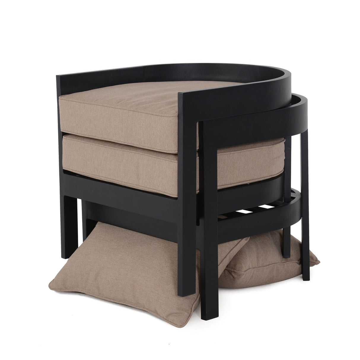 Lotus Black/Light Brown 3-PC Patio Set