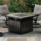 Segovia Black/Gray Fire Pit Table