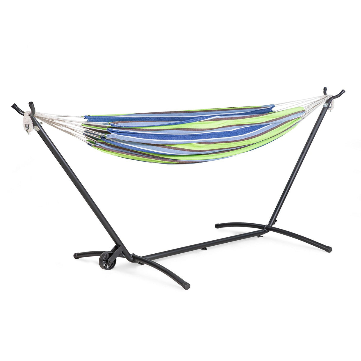 Haley Green/Blue Hammock Stand