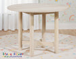 Gabby Washed Oak 30" Kids Round Table by Steve Silver at Eve Furniture