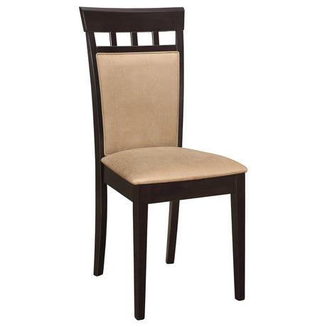 Gabriel Cappuccino 5-Piece Extension Leaf Dining Table Set by Coaster at Eve Furniture