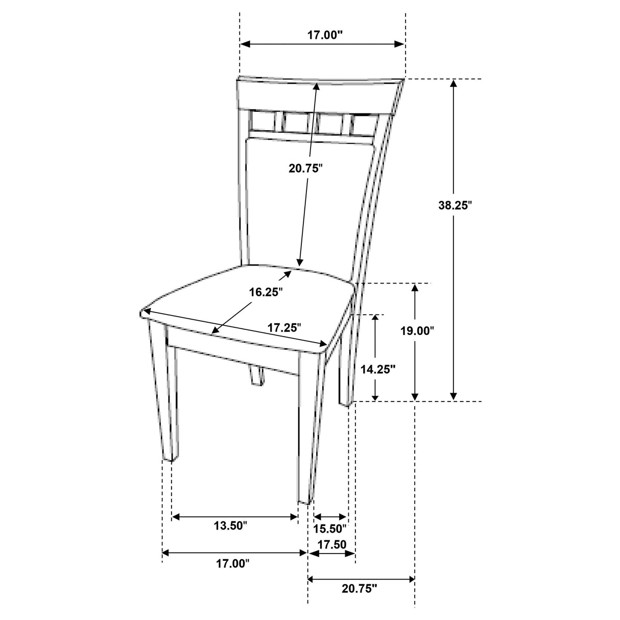 Gabriel Cappuccino 7-Piece Extension Leaf Dining Table Set by Coaster at Eve Furniture