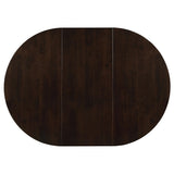 Gabriel Cappuccino 7-Piece Extension Leaf Dining Table Set by Coaster at Eve Furniture