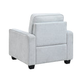 Gael Light Gray Chair by Homelegance at Eve Furniture