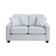 Gael Light Gray Loveseat by Homelegance at Eve Furniture