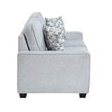 Gael Light Gray Loveseat by Homelegance at Eve Furniture