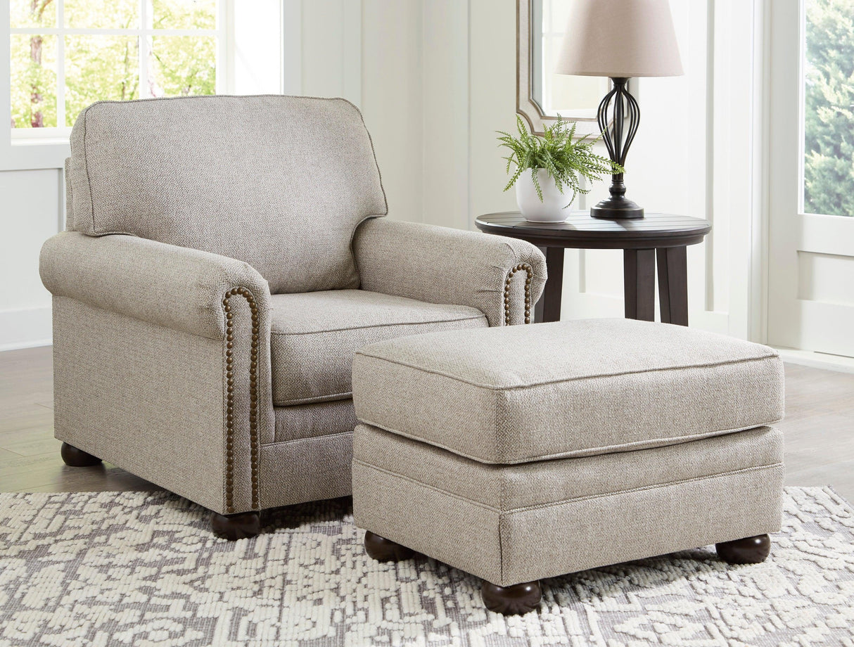 Gaelon Dune Living Room Set by Ashley at Eve Furniture
