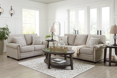 Gaelon Dune Living Room Set by Ashley at Eve Furniture