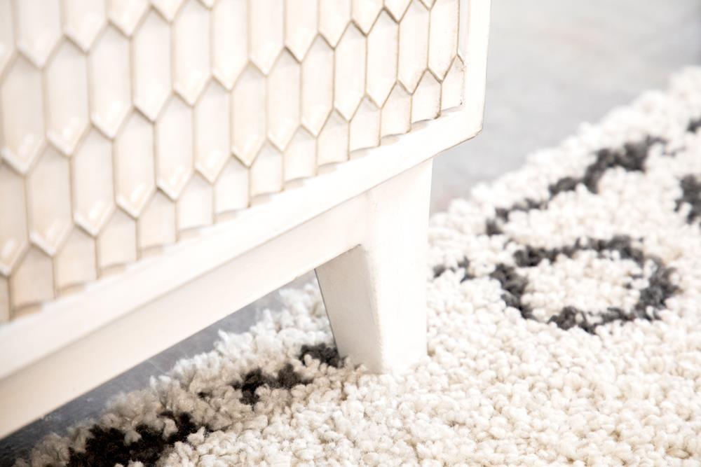 Gambon White Rectangular 2-Door Accent Cabinet by Coaster at Eve Furniture