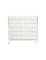 Gambon White Rectangular 2-Door Accent Cabinet by Coaster at Eve Furniture