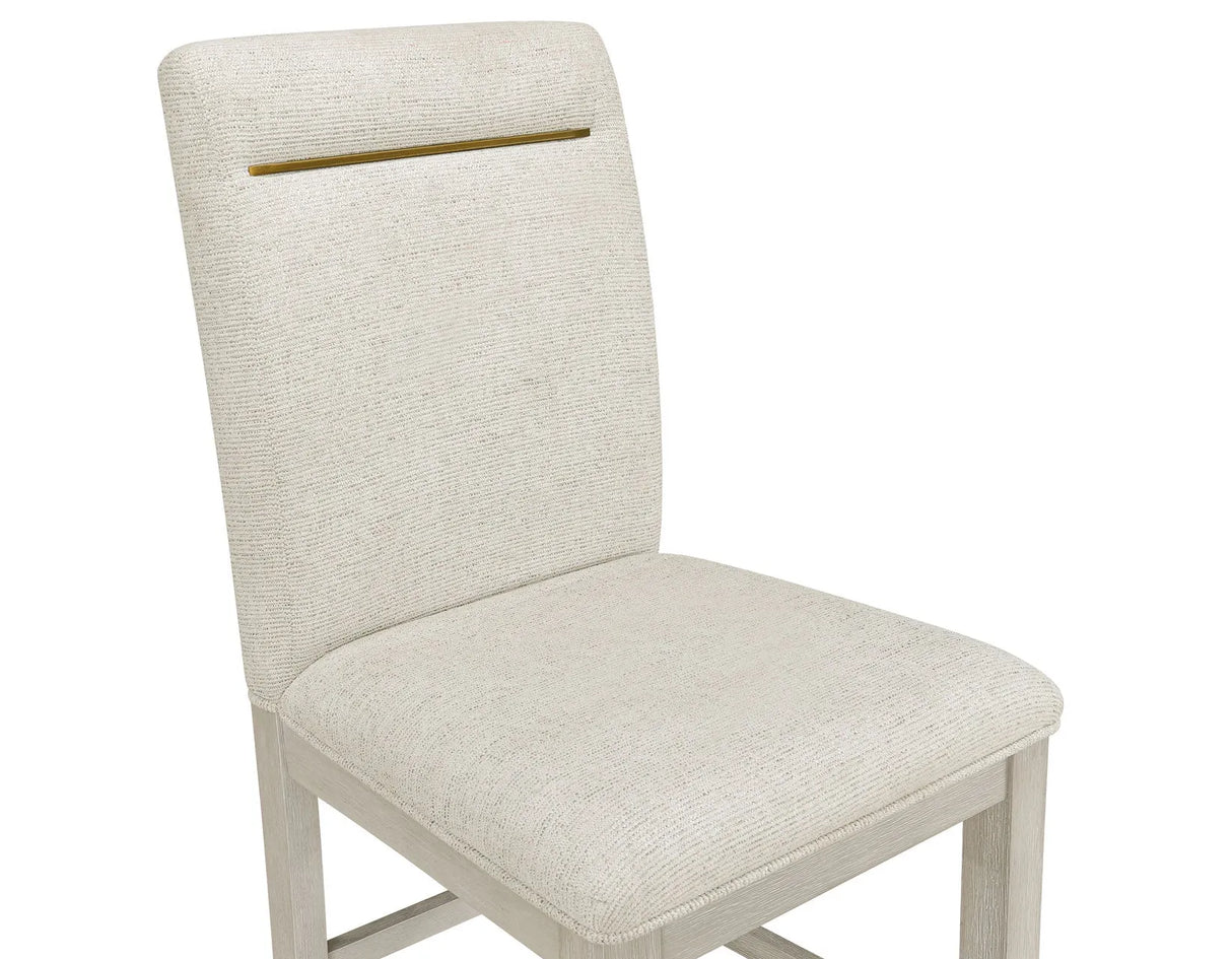 Garland 24″ Counter Chair, Greige Finish by Steve Silver at Eve Furniture