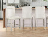 Garland 24″ Counter Chair, Greige Finish by Steve Silver at Eve Furniture
