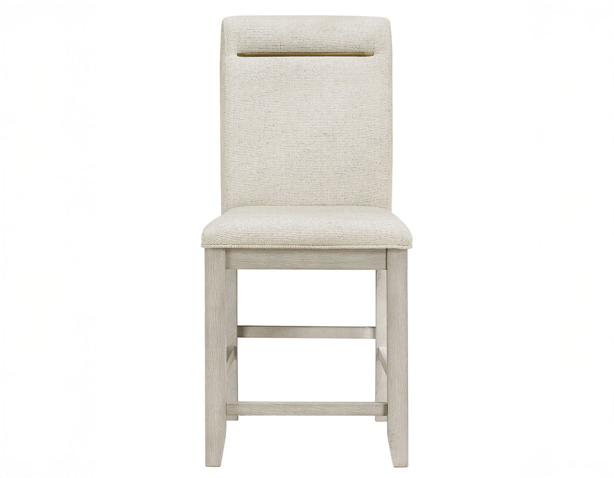 Garland 24″ Counter Chair, Greige Finish by Steve Silver at Eve Furniture