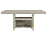 Garland 60-80″ Counter Table with 20″ Leaf, Greige Finish by Steve Silver at Eve Furniture