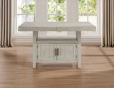 Garland 60-80″ Counter Table with 20″ Leaf, Greige Finish by Steve Silver at Eve Furniture
