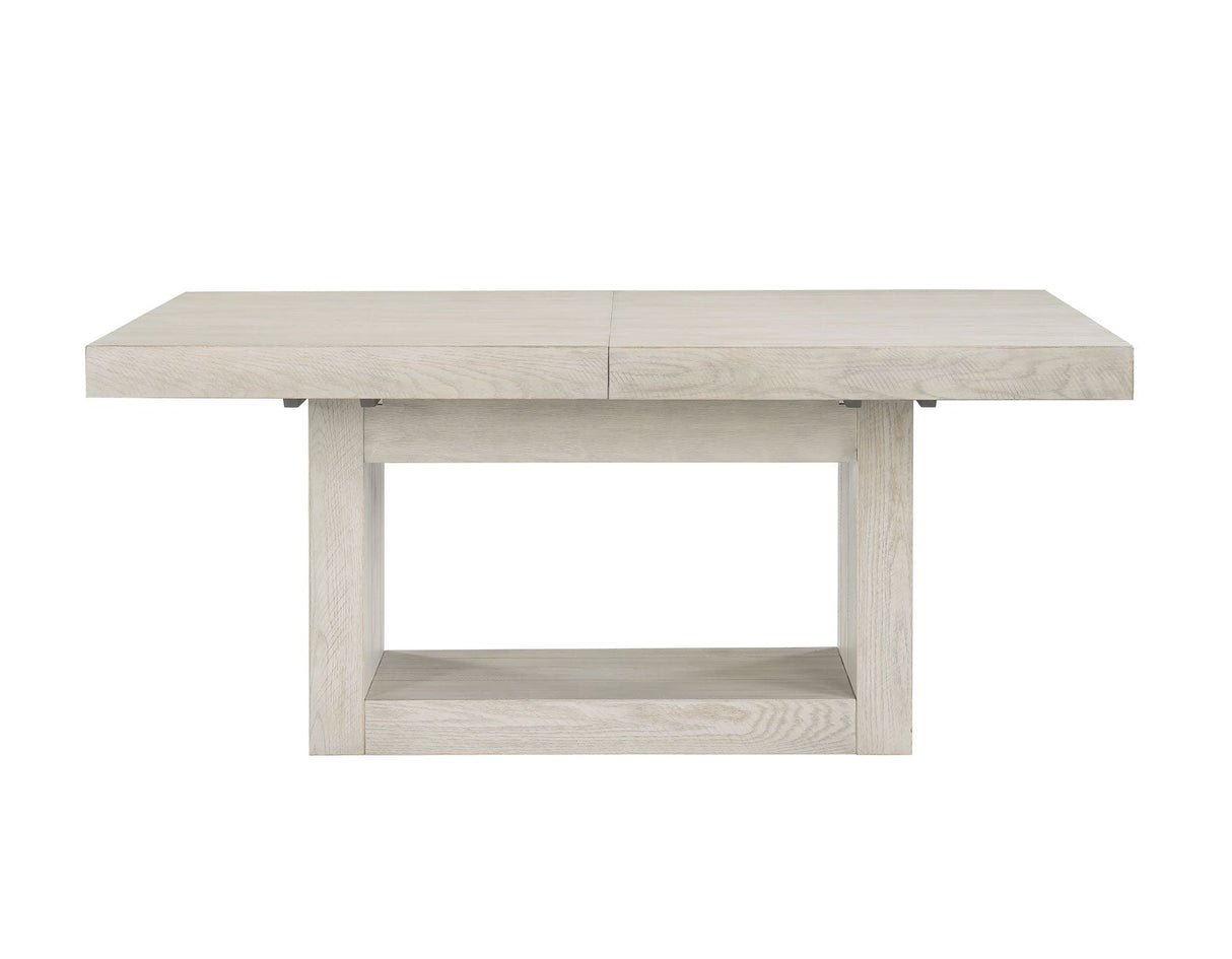 Garland 70-88-inch Table w/18-inch Leaf, Greige Finish by Steve Silver at Eve Furniture