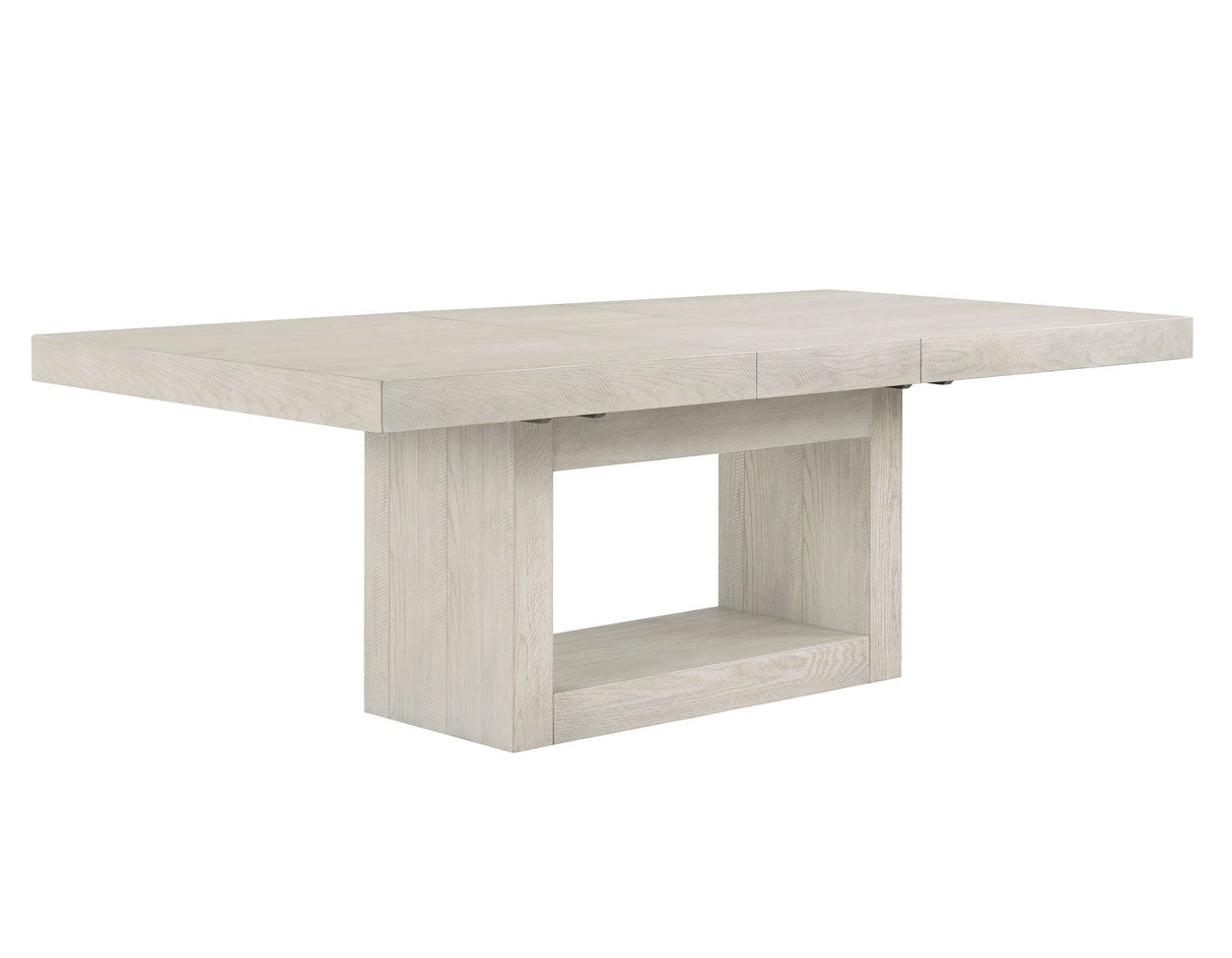 Garland 70-88-inch Table w/18-inch Leaf, Greige Finish by Steve Silver at Eve Furniture