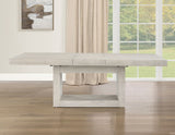 Garland 70-88-inch Table w/18-inch Leaf, Greige Finish by Steve Silver at Eve Furniture