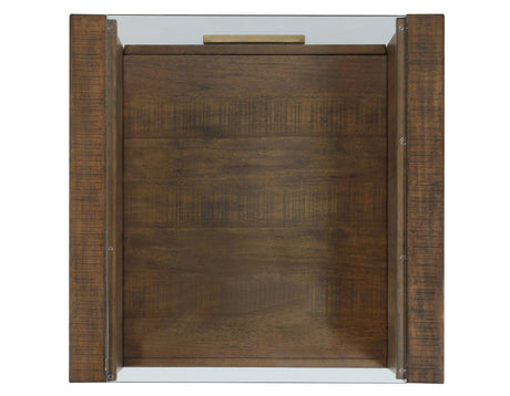 Garland Glass Top End Table by Steve Silver at Eve Furniture