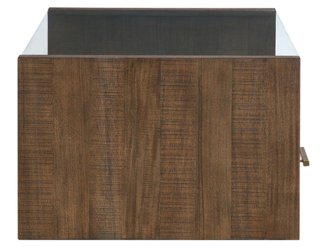 Garland Glass Top End Table by Steve Silver at Eve Furniture