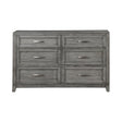Garretson Gray Dresser by Homelegance at Eve Furniture