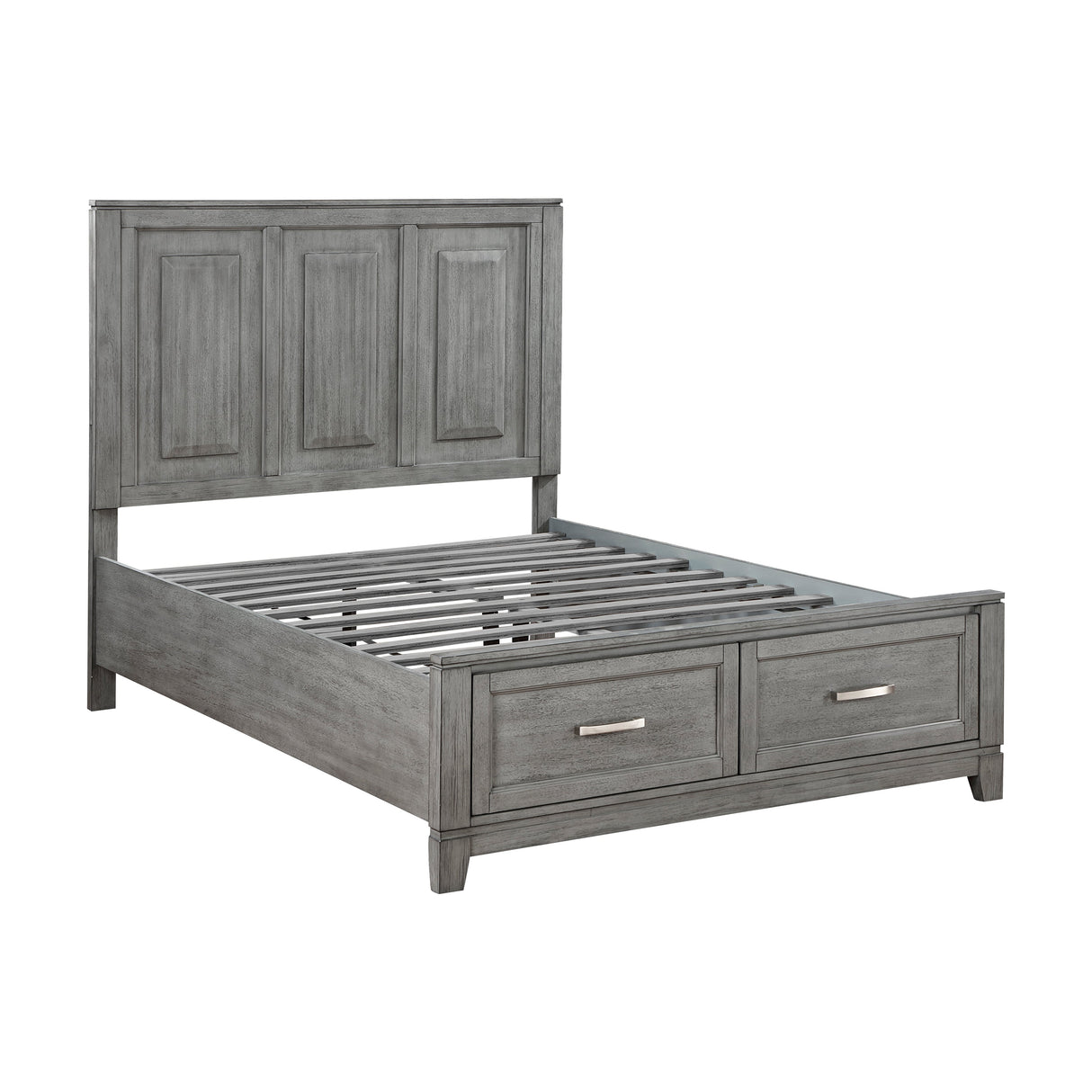 Garretson Gray Full Storage Platform Bed by Homelegance at Eve Furniture