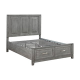 Garretson Gray Full Storage Platform Bed by Homelegance at Eve Furniture