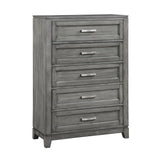Garretson Gray Storage Platform Bedroom Set by Homelegance at Eve Furniture