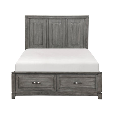 Garretson Gray Storage Platform Bedroom Set by Homelegance at Eve Furniture
