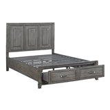 Garretson Gray Storage Platform Bedroom Set by Homelegance at Eve Furniture