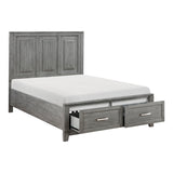 Garretson Gray Storage Platform Youth Bedroom Set by Homelegance at Eve Furniture