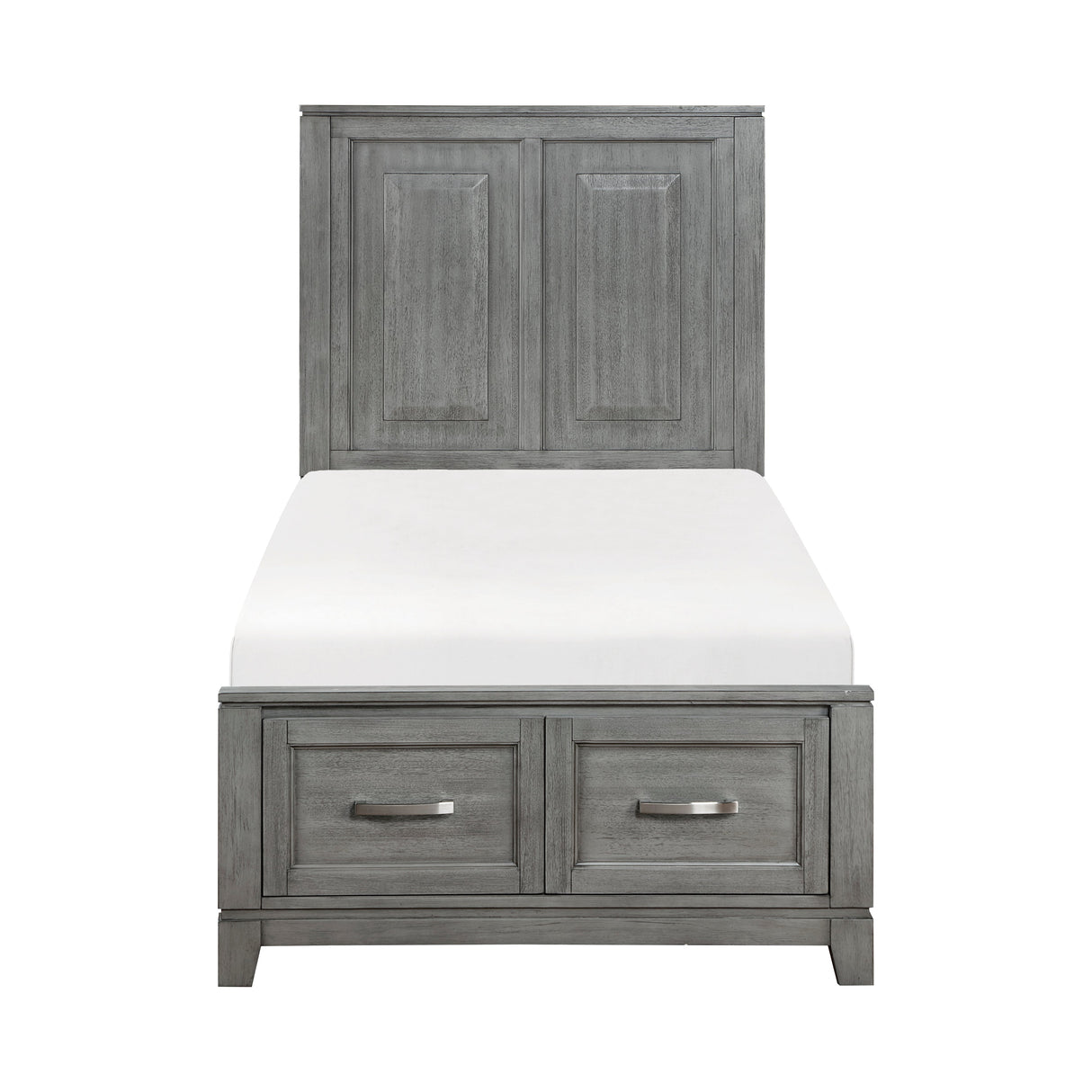 Garretson Gray Storage Platform Youth Bedroom Set by Homelegance at Eve Furniture