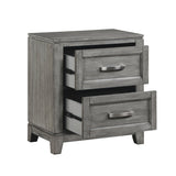 Garretson Gray Storage Platform Youth Bedroom Set by Homelegance at Eve Furniture