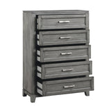 Garretson Gray Storage Platform Youth Bedroom Set by Homelegance at Eve Furniture