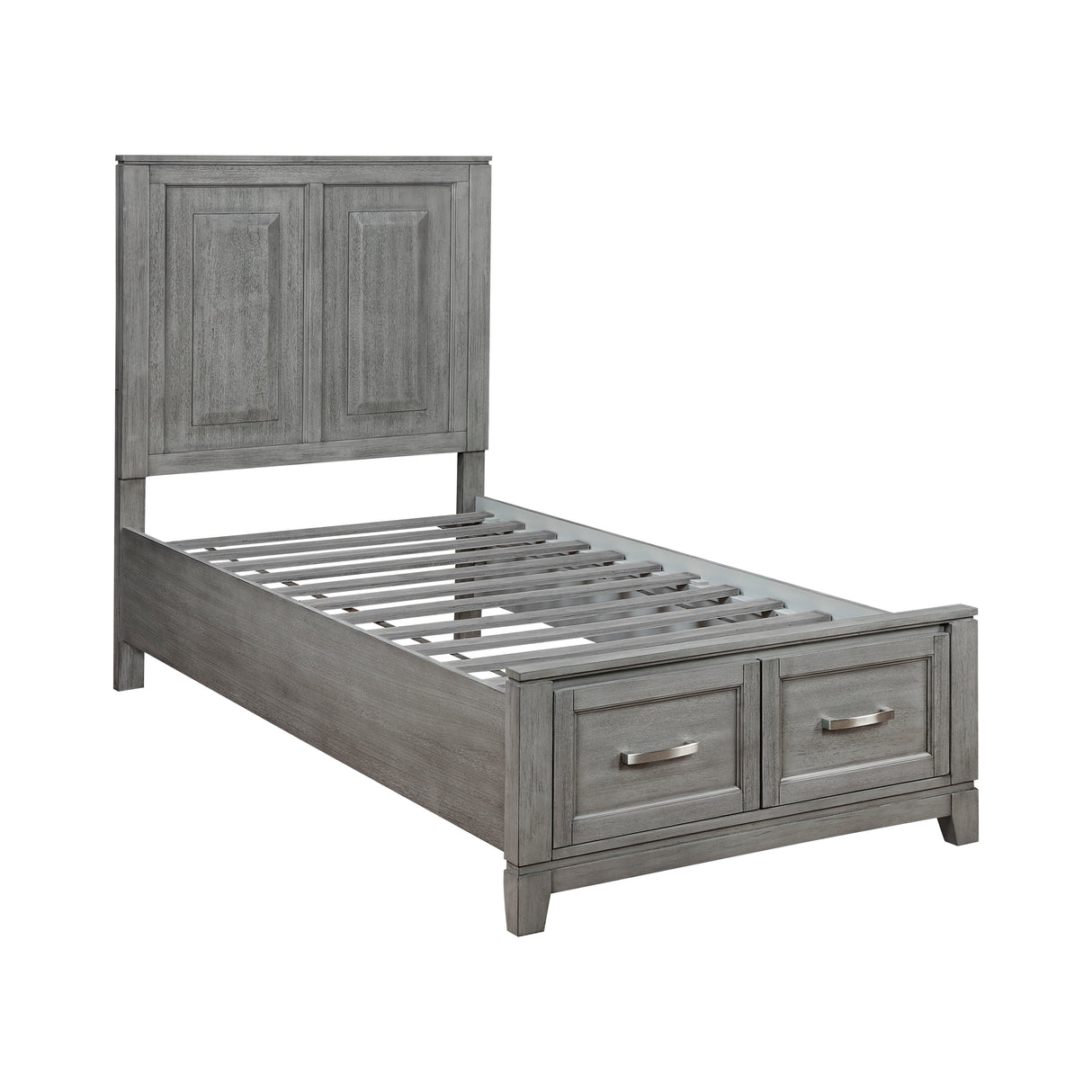Garretson Gray Storage Platform Youth Bedroom Set by Homelegance at Eve Furniture
