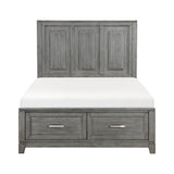 Garretson Gray Storage Platform Youth Bedroom Set by Homelegance at Eve Furniture