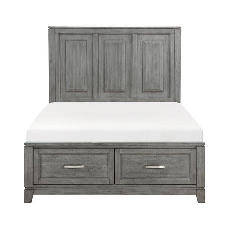 Garretson Gray Storage Platform Youth Bedroom Set by Homelegance at Eve Furniture