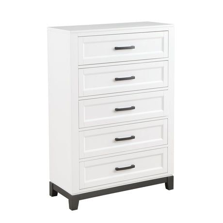 Garretson White Chest by Homelegance at Eve Furniture