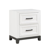 Garretson White Storage Platform Bedroom Set by Homelegance at Eve Furniture