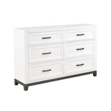 Garretson White Storage Platform Bedroom Set by Homelegance at Eve Furniture