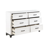 Garretson White Storage Platform Bedroom Set by Homelegance at Eve Furniture