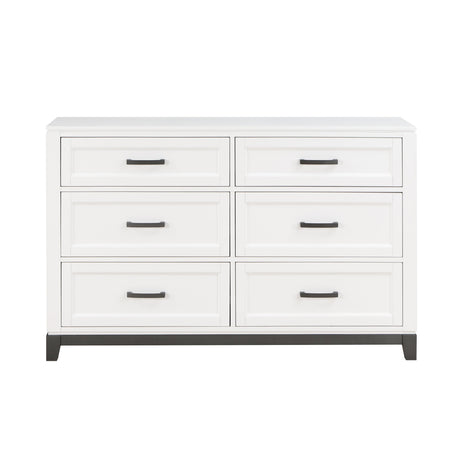 Garretson White Storage Platform Youth Bedroom Set by Homelegance at Eve Furniture
